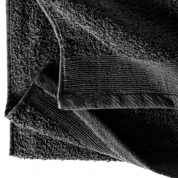 Ręczniki do sauny, 5 szt., bawełna, 450 g/m², 80x200 cm, czarne