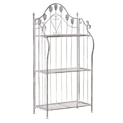 Regał VISANO Metal 59 cm 30 cm Szary