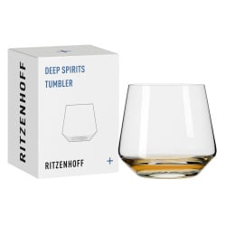 Ritzenhoff Deep Spirits Kryształowa szklanka do Whisky Romi Bohnenberg motyw graficzny relif Ritzenhoff Deep Spirits Kryształowa szklanka do Whisky Romi Bohnenberg motyw graficzny relif