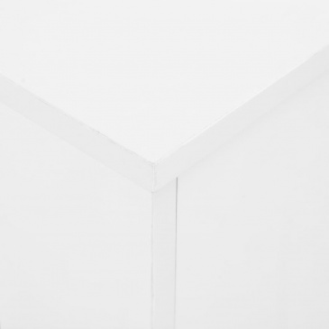 Rozkładany stół jadalniany, wysoki połysk, biały, 175x90x75 cm