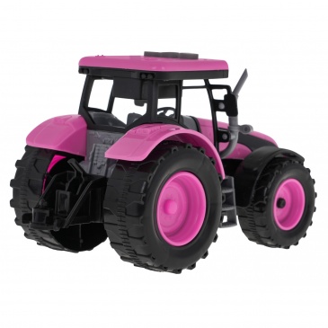 Różowy traktor z funkcją dźwięku