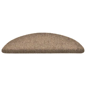 Samoprzylepne nakładki na schody, 15 szt., kremowe, 56x17x3 cm