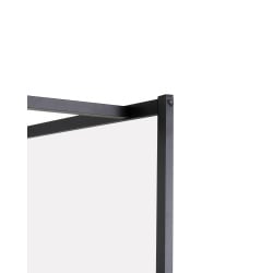 Ścianka prysznicowa TAPAJOS 90 x 195 cm Czarny Ścianka prysznicowa TAPAJOS 90 x 195 cm Czarny