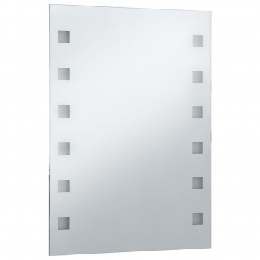 Ścienne lustro łazienkowe z LED 60 x 80 cm