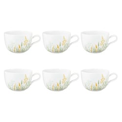Seltmann meadow grasses green zestaw 6 filiżanek do kawy 380 ml Seltmann meadow grasses green zestaw 6 filiżanek do kawy 380 ml