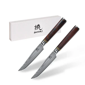 Shiori 撓 Sutēki - zestaw dwóch noży do steków Shiori 撓 Sutēki - zestaw dwóch noży do steków