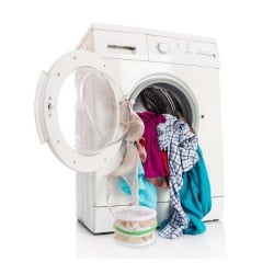 Siatka, worek, woreczek do prania, ubrań, bielizny, biustonoszy, 14x17 cm