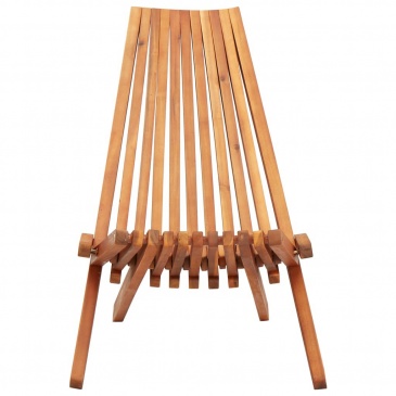 Składane krzesło ogrodowe, lite drewno akacjowe