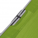Składane leżaki, 2 szt., zielone, tkanina textilene