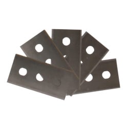 Skrobak do ceramiki/ szkła z 5 ostrzami   biały