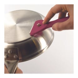 Skrobak do ceramiki/ szkła z 5 ostrzami   czerwony