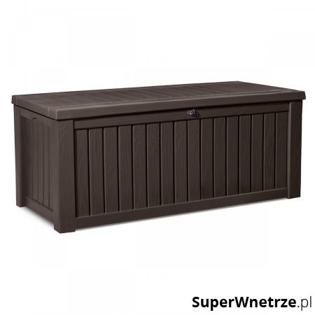 Skrzynia z ławką 570l Keter Rockwood Storage BOX brązowa BK-001385