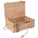 Skrzynka drewniana, skrzynia, pojemnik z pokrywką, 30x21x12 cm, do przechowywania, opakowanie na pre
