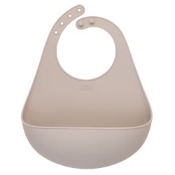 śliniak, silikon platynowy, 27 x 22 x 6 cm, szary śliniak, silikon platynowy, 27 x 22 x 6 cm, szary