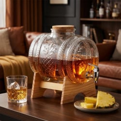 Słój do napojów z kranikiem i stojakiem 5 l