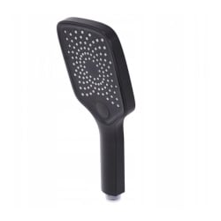 Słuchawka prysznicowa do łazienki 3 stopnie regulacji natryskowa czarna Słuchawka prysznicowa do łazienki 3 stopnie regulacji natryskowa czarna