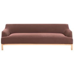 Sofa 3-osobowa burgundowa sosjo Sofa 3-osobowa burgundowa sosjo