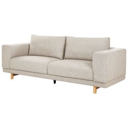 Sofa 3-osobowa jasnobeżowa nivala Sofa 3-osobowa jasnobeżowa nivala