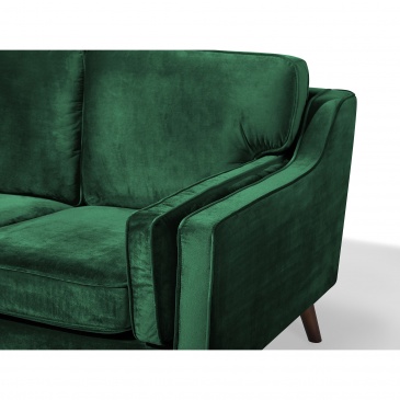 Sofa dwuosobowa tapicerowana zielona Cecilia