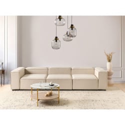 Sofa modułowa 3-osobowa beżowa ardal