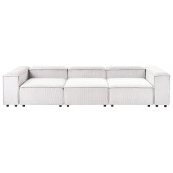 Sofa modułowa dla 3 osób ARDAL Sztruks Złamana biel