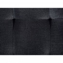 Sofa prawostronna grafitowa tapicerowana rozkładana Febbraio