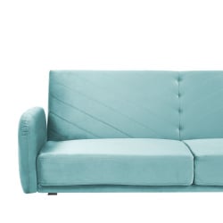 Sofa rozkładana senja błękitny welur Sofa rozkładana senja błękitny welur