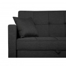 Sofa tapicerowana ciemnoszara GLOMMA