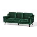 Sofa tapicerowana trzyosobowa zielona Cecilia