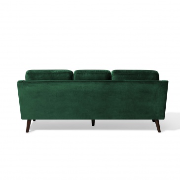 Sofa tapicerowana trzyosobowa zielona Cecilia