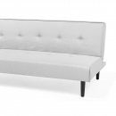 Sofa trzyosobowa tapicerowana jasnoszara Ridenti BLmeble