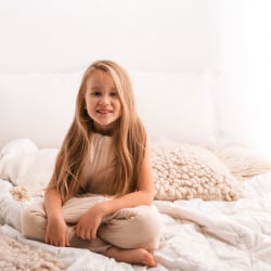 Śpiworek dziecięcy MUSLIN TO GO z nogawk dł. 95 cm