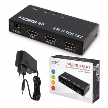 Splitter Hdmi Savio Cl-42 rozdzielnik sygnału