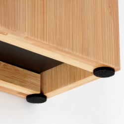 Stojak na noże bambusowy 19,5x9x23 cm