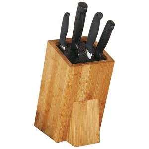 Stojak na noże drewniany, bambusowy, blok do noży Stojak na noże drewniany, bambusowy, blok do noży