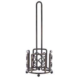 Stojak na papier toaletowy mandi metal czarny