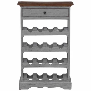 Stojak na wino, lite drewno z recyklingu, 55x23x85 cm Stojak na wino, lite drewno z recyklingu, 55x23x85 cm