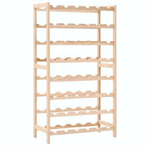 Stojak na wino z drewna cedrowego, 57,5 x 28 x 102 cm Stojak na wino z drewna cedrowego, 57,5 x 28 x 102 cm
