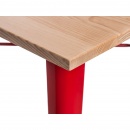 Stolik barowy 60x106cm D2 Paris Wood jesion/czerwony