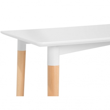 Stół do jadalni biały  120 x 80 cm FLY