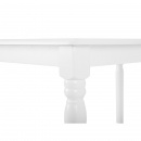 Stół do jadalni biały 180 x 90 cm CARY