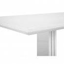 Stół do jadalni biały stal nierdzewna 180 x 90 cm Martino BLmeble
