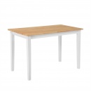Stół do jadalni drewniany biały 120 x 75 cm Uberto BLmeble