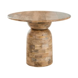Stół do jadalni MURTLE Jasnobrązowy 110 cm 110 cm Drewno mango