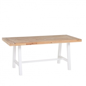 Stół drewniany biały/brązowy Badalamenti BLmeble