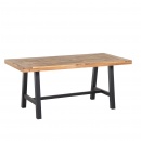Stół drewniany czarny/brązowy Badalamenti BLmeble