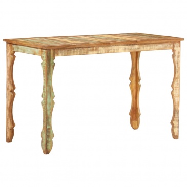 Stół jadalniany, 120 x 60 x 76 cm, lite drewno odzyskane