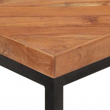Stół jadalniany, 120x60x76 cm, lite drewno akacjowe i mango