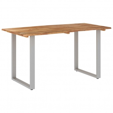 Stół jadalniany, 140x70x76 cm, lite drewno akacjowe