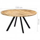 Stół jadalniany, 150x73 cm, lite drewno mango